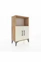 Arges Cabinet 2-Shelf 2-Door Pine-Marble