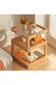 Table de chevet en bois