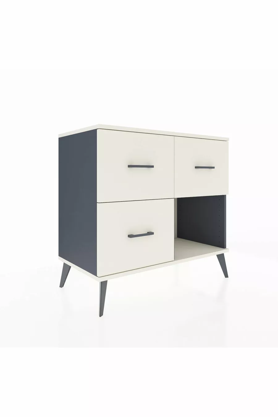 Hyperion Dresser 3 Drawers Anthracite-Slate