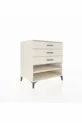 Commode Kronos à une étagère et 3 tiroirs Pierre de lune-Pierre de lune