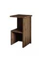Roisin Modern Multipurpose Nightstand & Side Table Antique Walnut