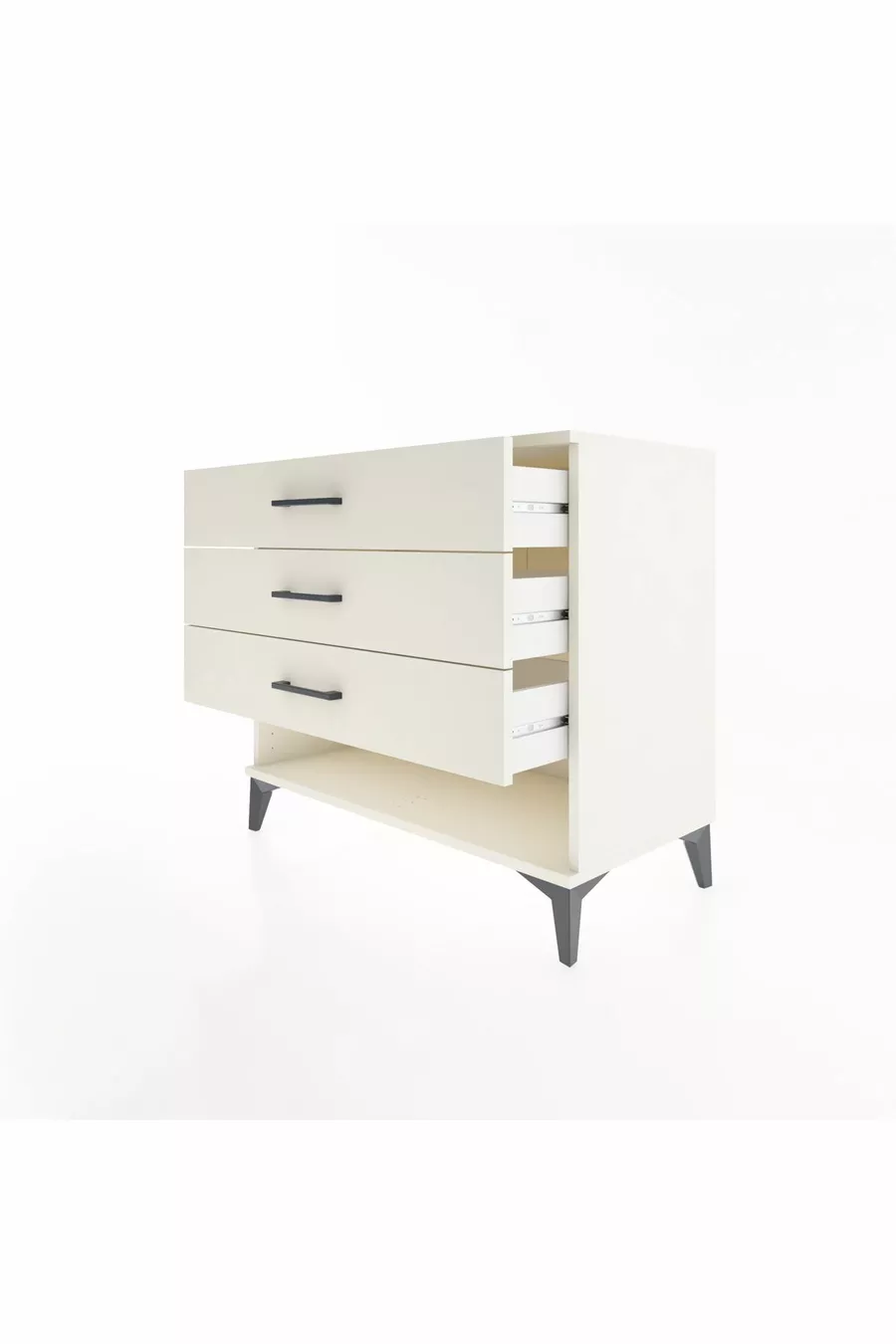 Hyperion Dresser 3 Drawers Moonstone-Moonstone