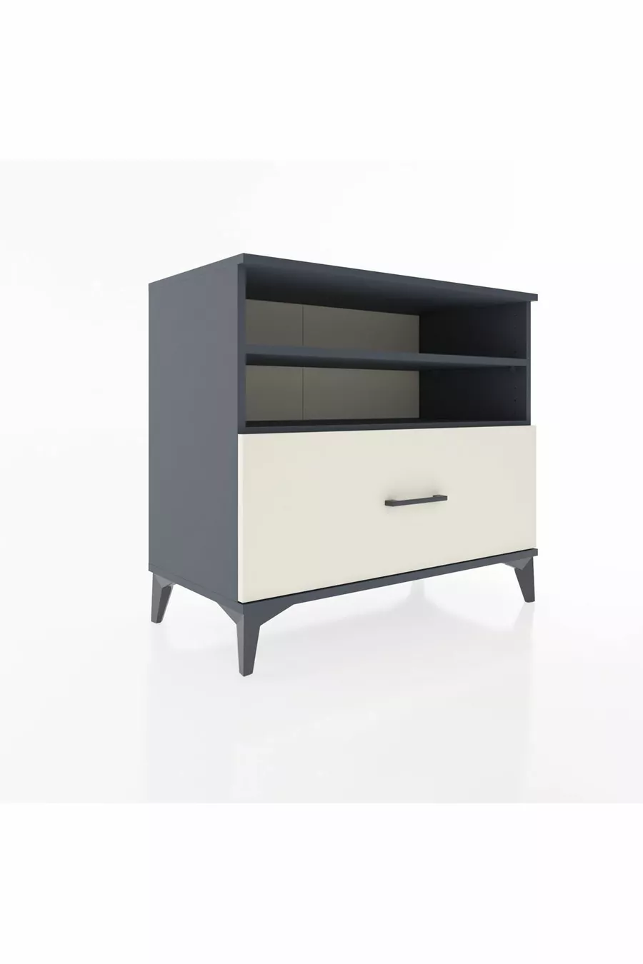 Hyperion Dressoir 2 Planken 1 Lade Antraciet-Leisteen
