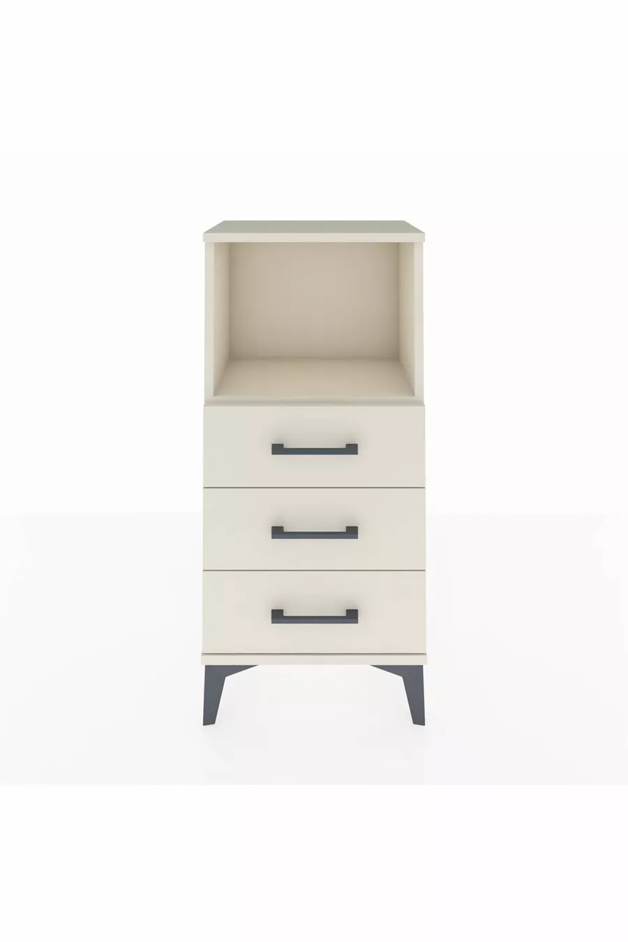 Argeş Commode met één plank en 3 lades, Agaat-Agaat