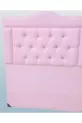 Titre DK Tissu en duvet de poulain pour une personne Couleur rose poudré Fait main