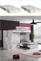 Bunk Bed, Pisa Bunk Bed Bed Wardrobe 2 Comfort Mattresses