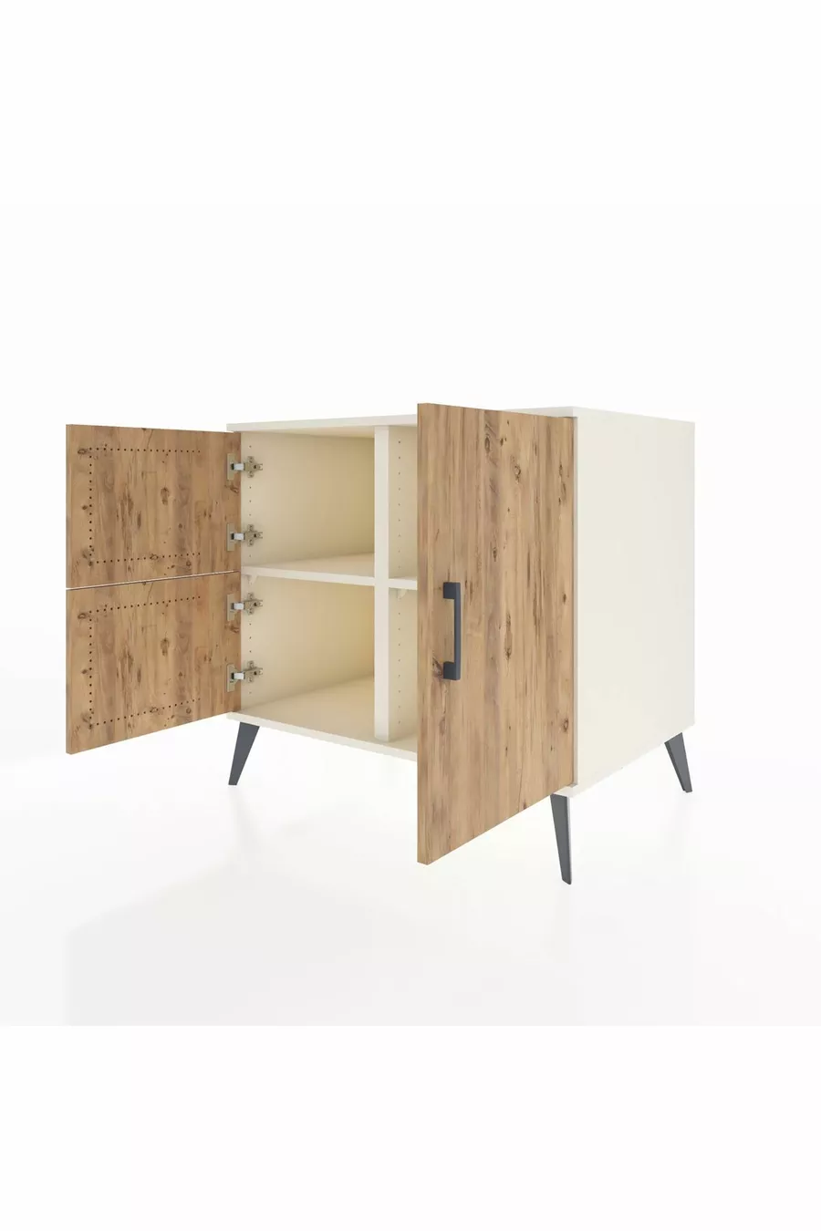 Kronos Dressoir 2 Planken 3 Deuren Opaaldennen/Opaal