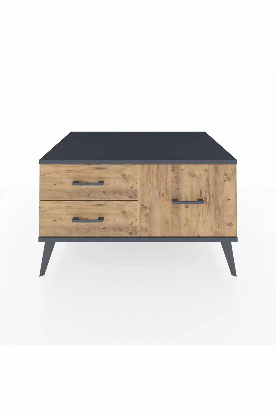 Kronos Dresser 3-Shelf Anthracite-Anthracite/Pine
