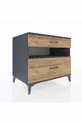 Kronos Dressoir Enkel Plank 2 Laden Antraciet-Den