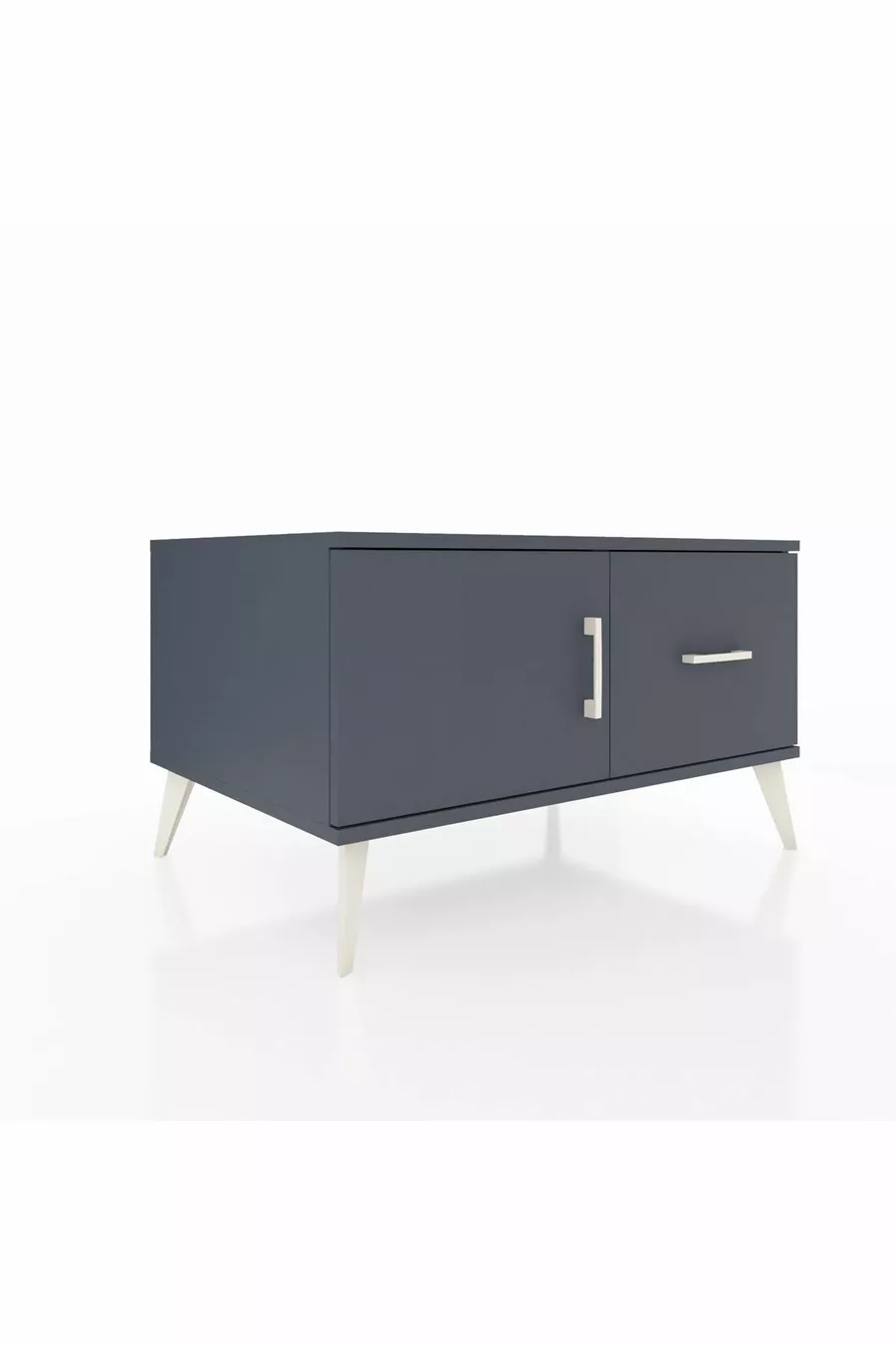 Kronos Dresser Single Shelf Single Drawer Single Door Anthracite-Anthracite