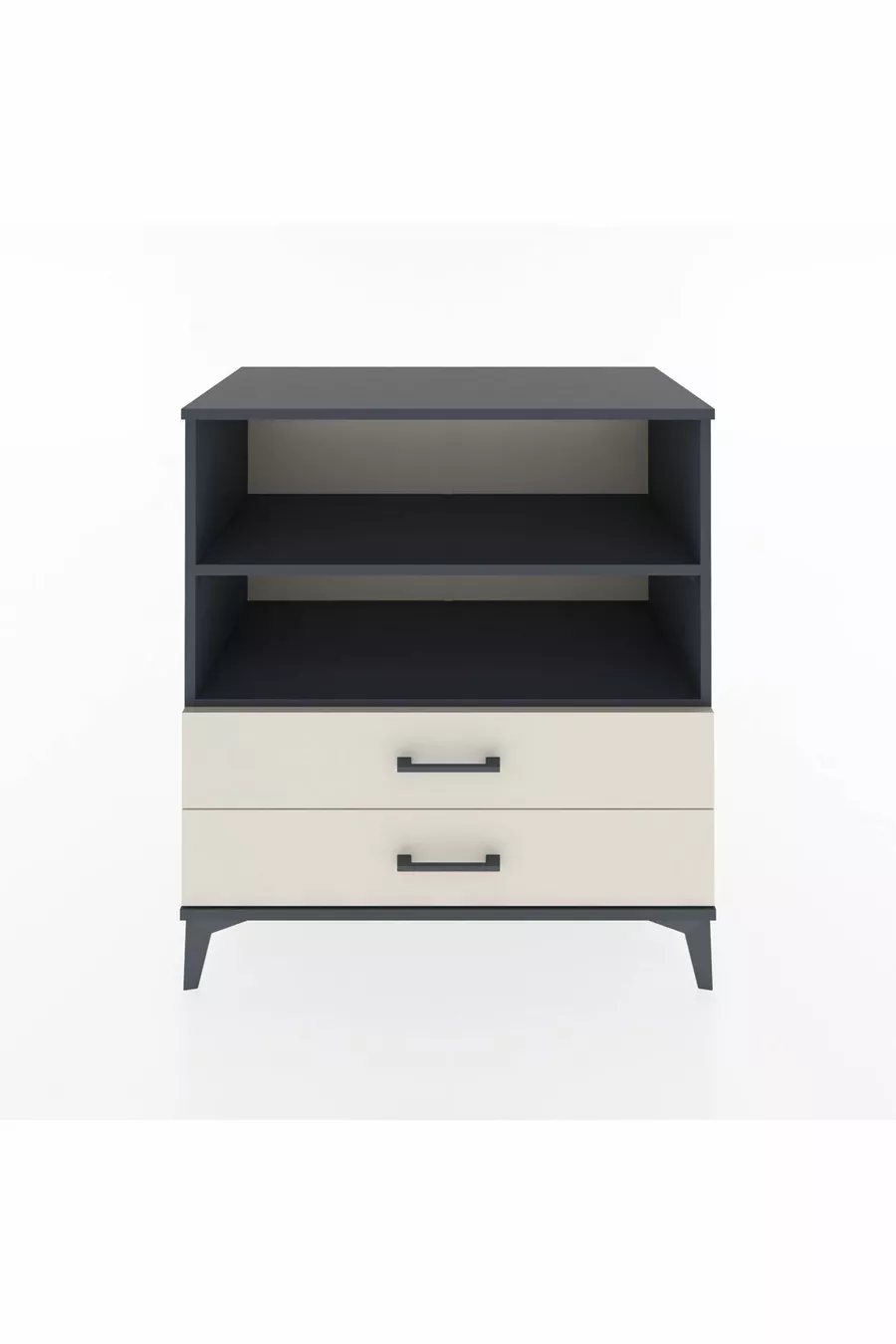 Hyperion Dressoir 2 Planken 2 Laden Antraciet-Leisteen