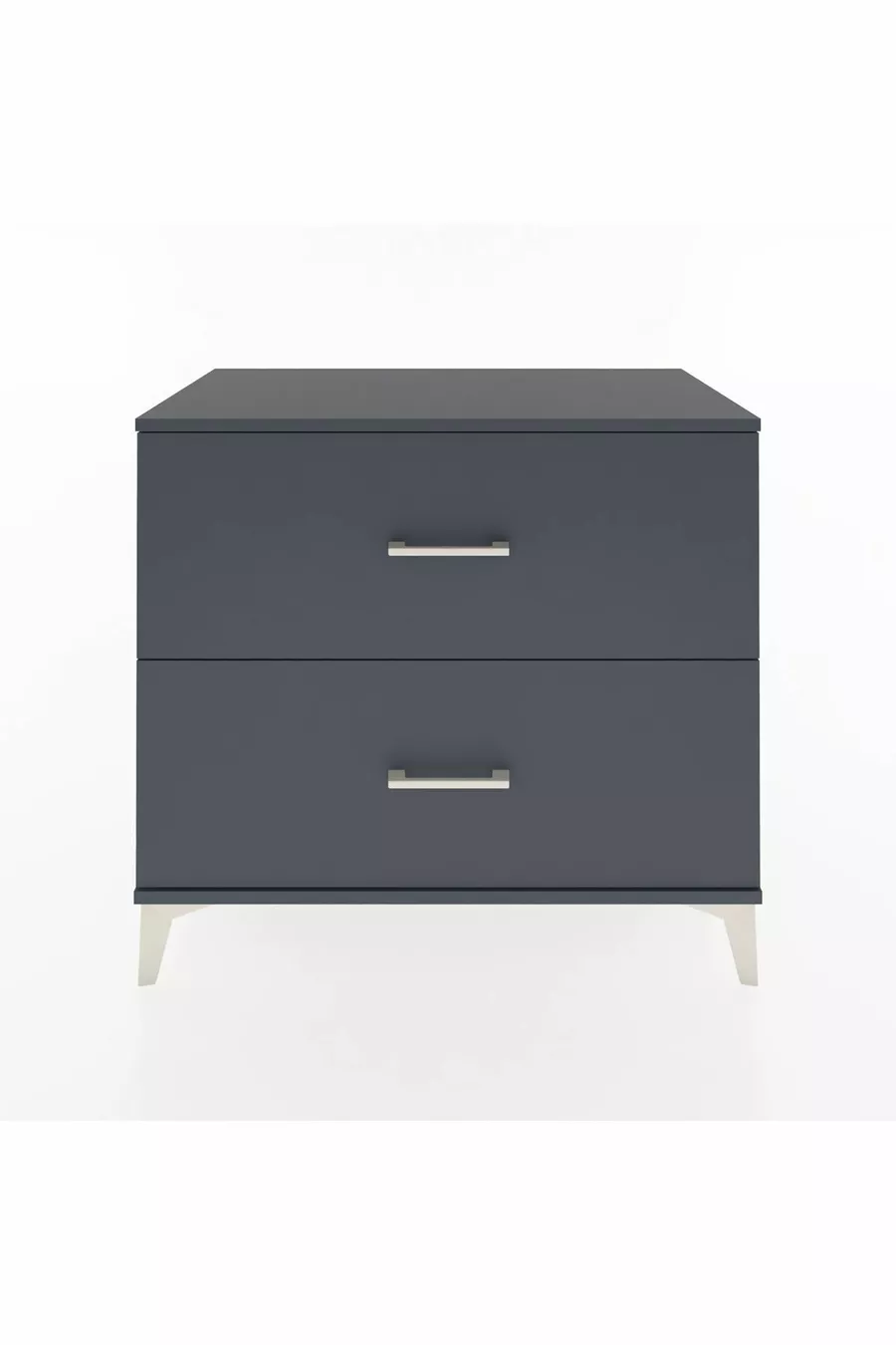 Commode Hyperion 2 tiroirs Anthracite-Anthracite