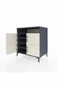 Kronos Dresser 4 Shelves 4 Doors Anthracite-Sandstone