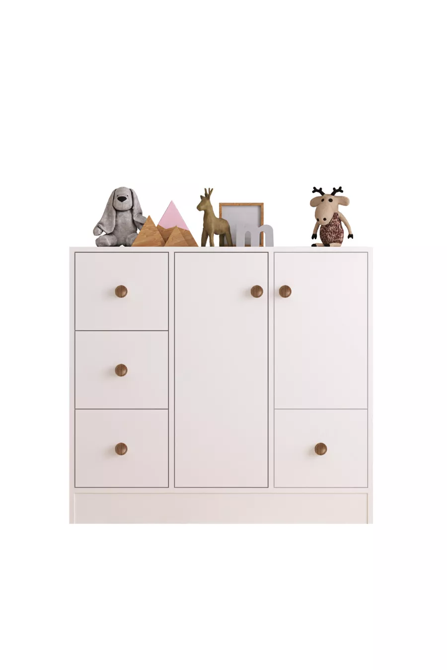 Elif Modern 2-Door 4-Drawer Dresser