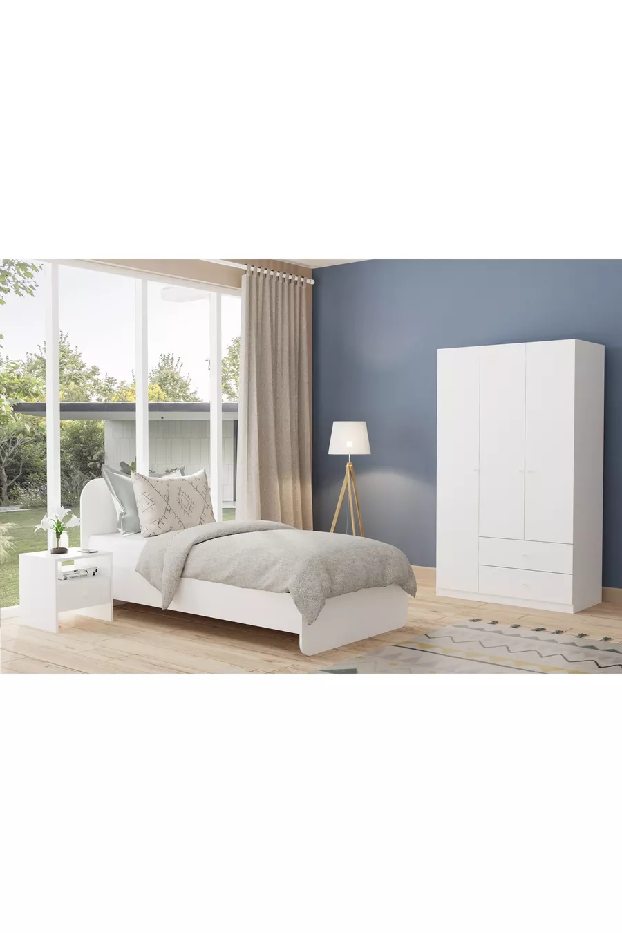 ENSEMBLE CHAMBRE D'ADOLESCENT BIEN, 3 PORTES