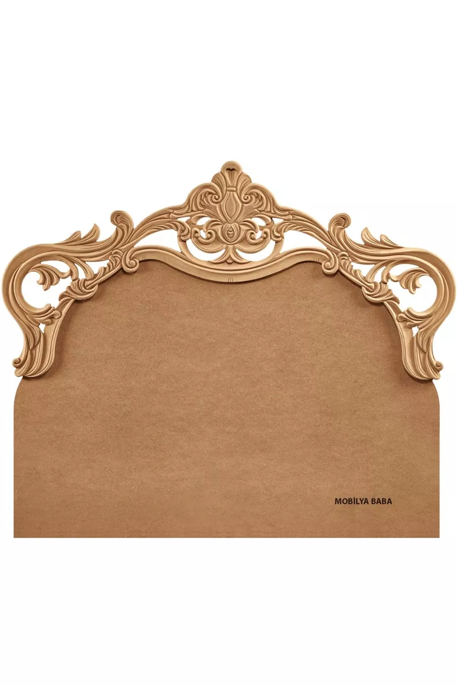 Gölcük Headboard Unpolished Raw Wood