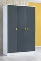 Lits superposés, Armoire de Métal, Bureau, Armoire 3 portes, 1 Matelas Confort