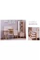 Chambre d'enfant Sofia (Armoire 3 portes + Lit simple + Bureau)