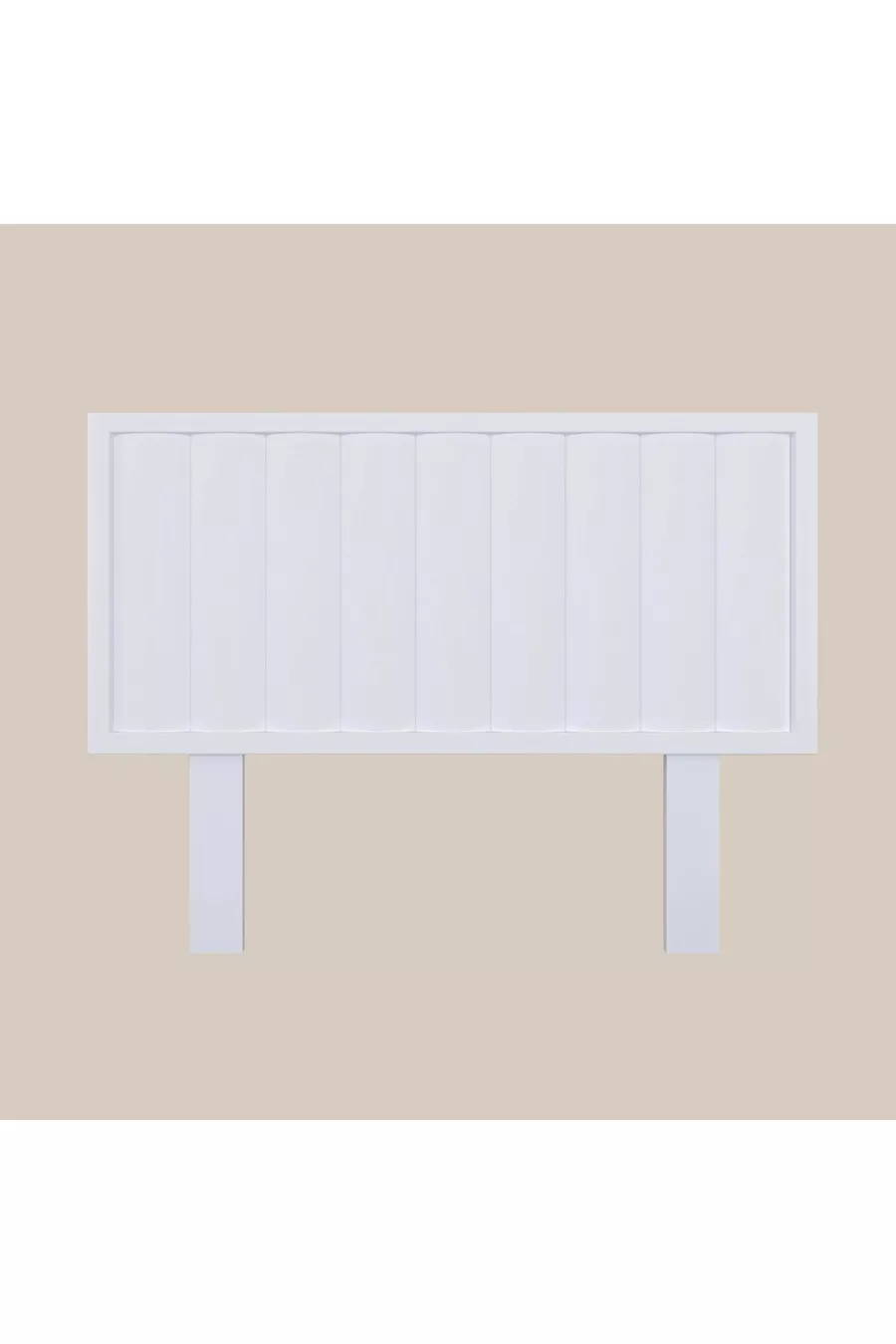 Hüma Model Beyaz Renk Ahşap Tek Başlık ( DİKEY )