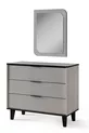 Commode, Commode Bali avec tiroirs et miroir