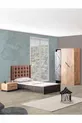 Chambre Jeune Élite - Armoire 3 Portes, Lit, Table de Chevet
