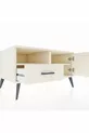 Commode Kronos avec 2 étagères, 1 tiroir et 1 porte, couleur Pierre de Lune