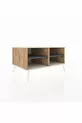 Commode Kronos 2 étagères Pin-Silex/Anthracite