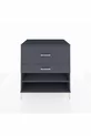Commode Kronos à une étagère et 2 tiroirs Anthracite-Anthracite