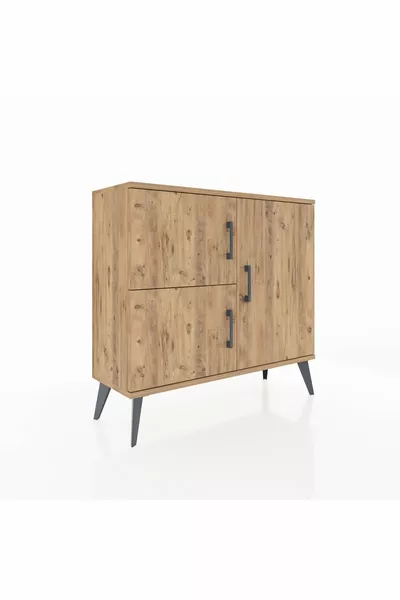 Arges Dresser 2 Shelves 3 Doors Pine-Pine