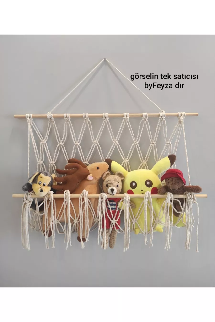 Plush Toy Hanger (CM ROD) Toy Hammock - Kids Room Organizer