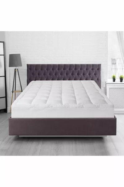 Bed Saver Sleep Pad Mattress Micro Cotton Puff Sleep Pad with Zippered Pillowcase Gift