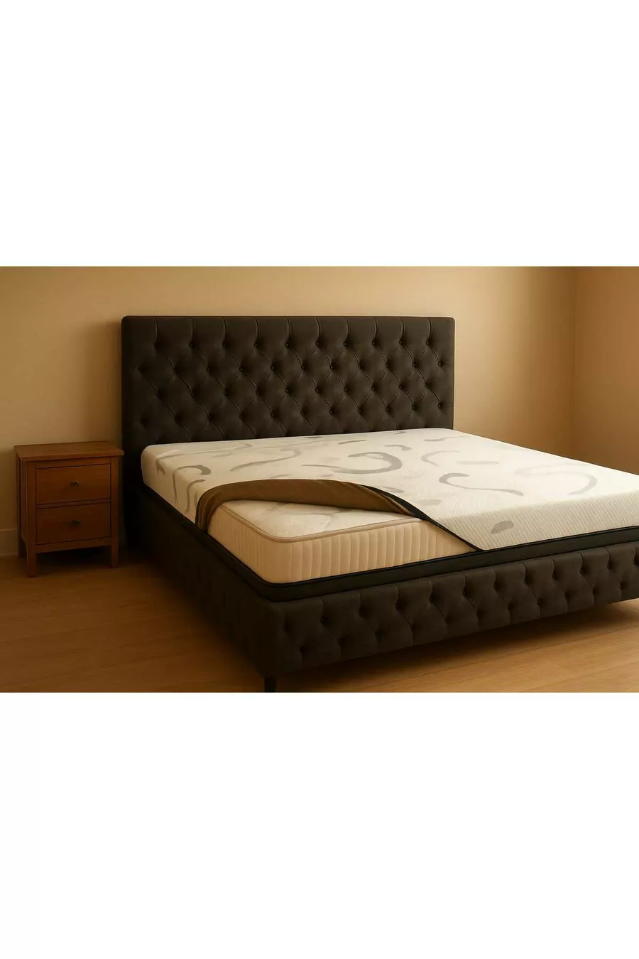 Bdphome Bed Pad & Mattress with Zipper Cover