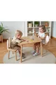 Table d'activité pour enfants Safir Chêne Blanc avec 2 chaises