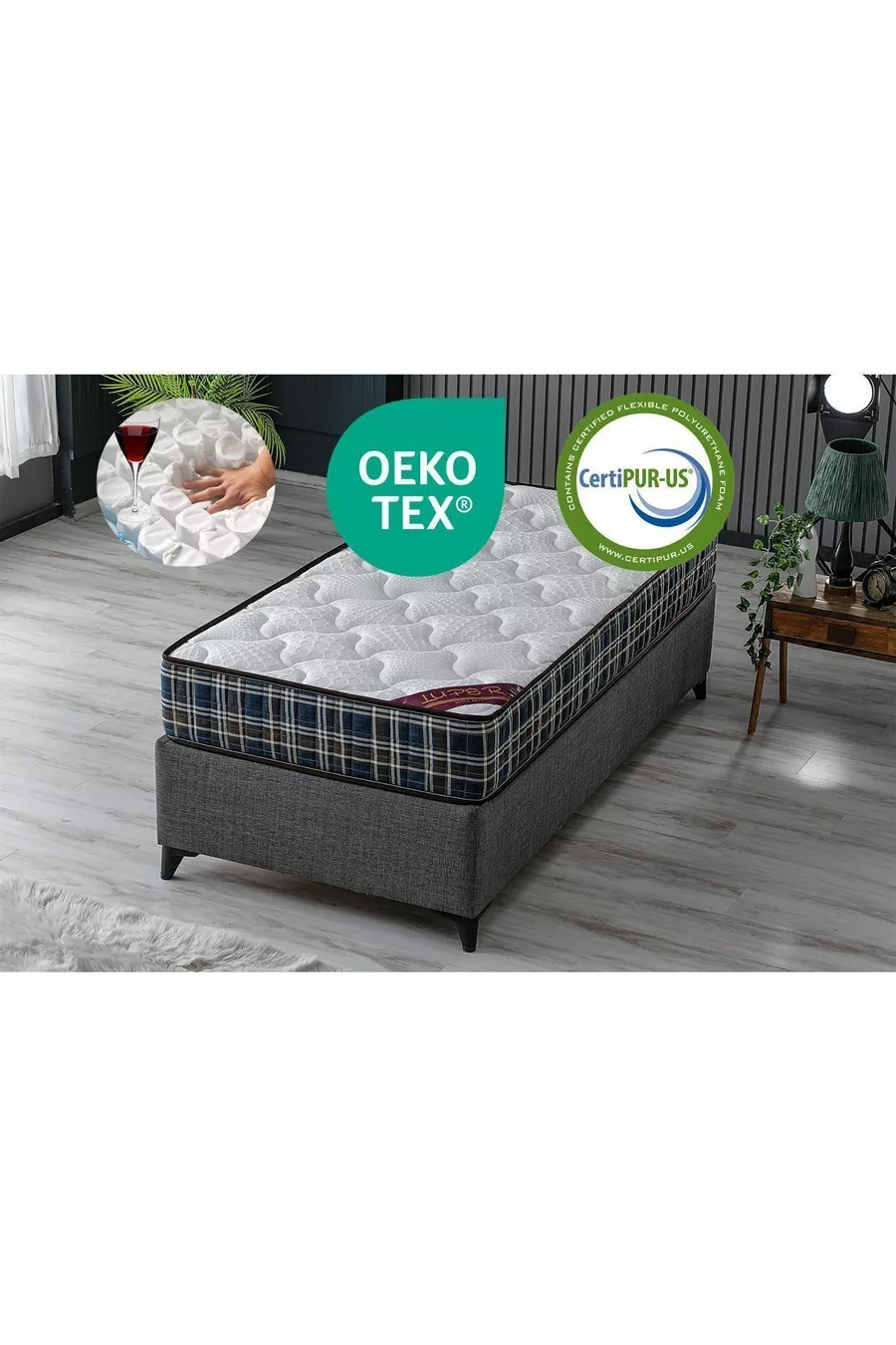 Extrem Pocket Federkern Orthopädisches Taschenfederkernbett