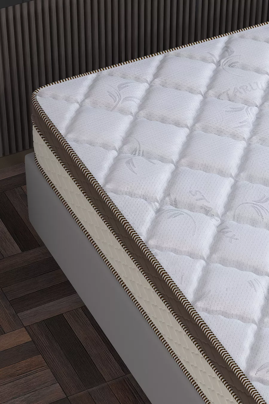 Lit, Matelas Aristo Orthopédique Complet, Matelas en tissu tricoté, Options de taille