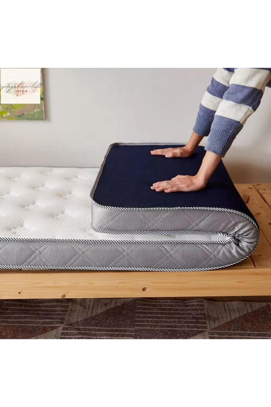 Visco Orthopedisch Matrasbeschermer Matras Pad & Matras Topper met Hoekelastiek 5 Cm