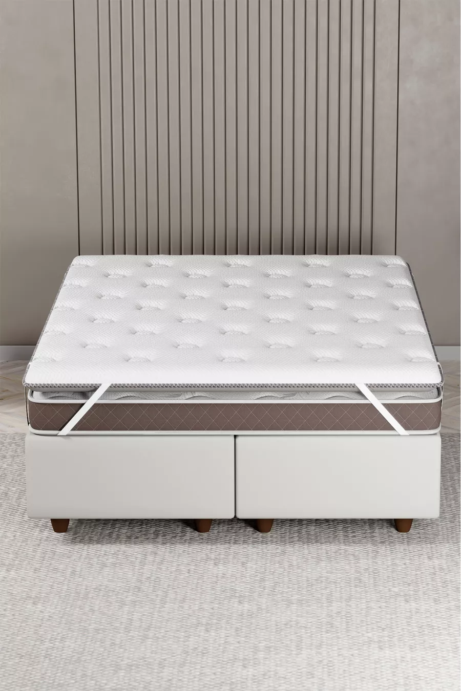 Yatak Pedi, Serap Comfort Premium Kapitoneli Yatak Pedi, Full Ortopedik, Ölçü Seçenekli