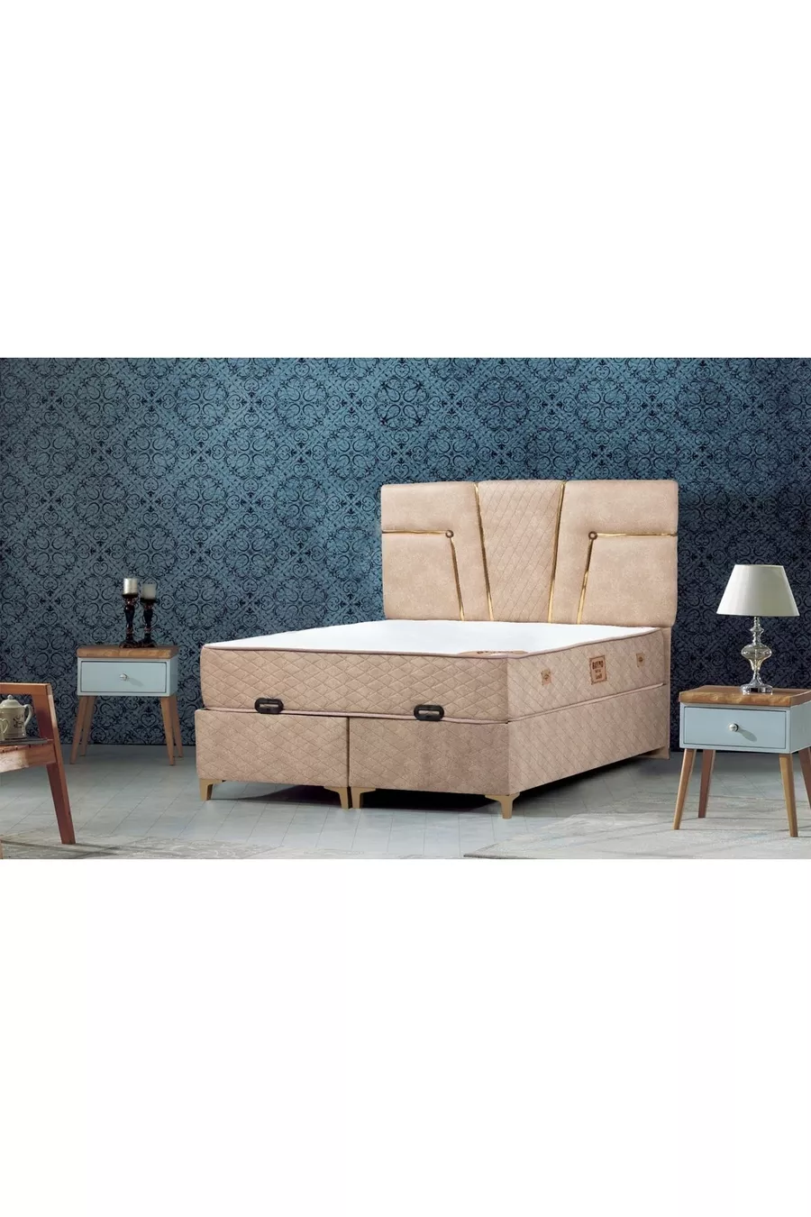 Modern boxspring / hoofdbord