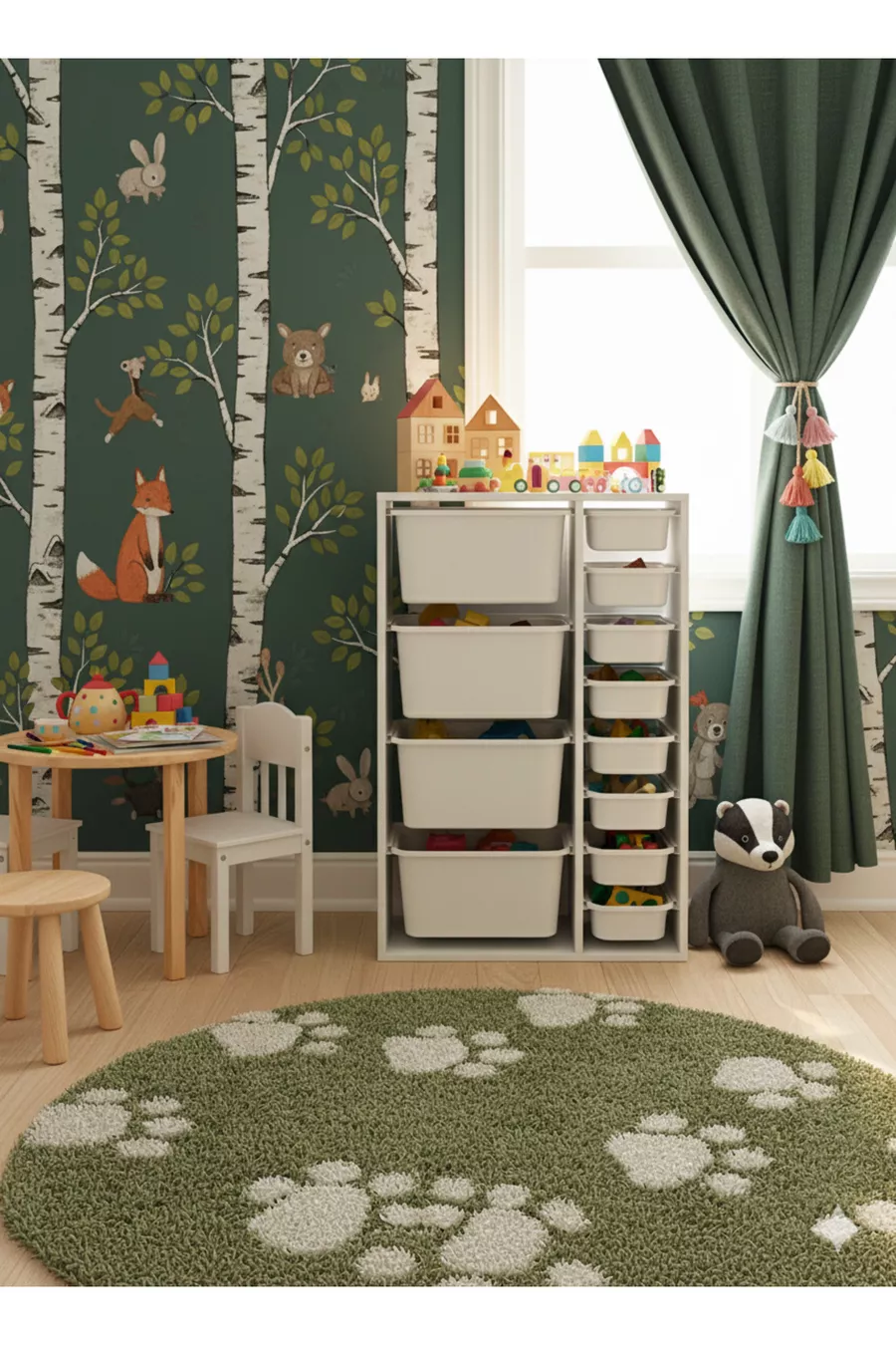 Mehrzweck-Spielzeugschrank mit Schubladen und Aufbewahrungseinheit – Kinderzimmer-Organizer MIT ETIKETT ALS GESCHENK