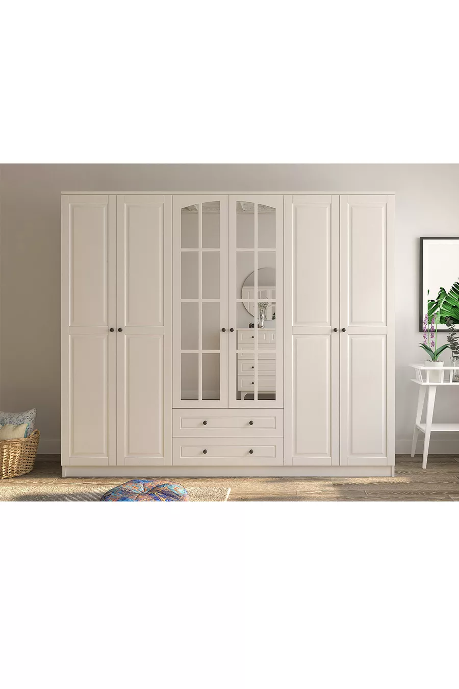 Beyza Country 6 portes 2 tiroirs