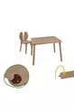 Table d'activité Safir Chêne Naturel avec 1 Chaise Ensemble Table et Chaise pour Enfant