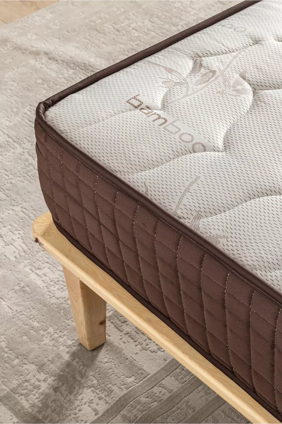 Matelas à ressorts ultra orthopédique Super Bamboo
