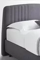 Canto Baza, Testata Silver Matrimoniale Set da 2 - Antracite,