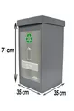 Recycling Bin - Zero Waste Bin Gray (METAL)