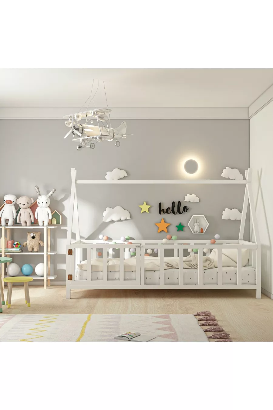 Joy Montessori Bed Wit Met Deur *