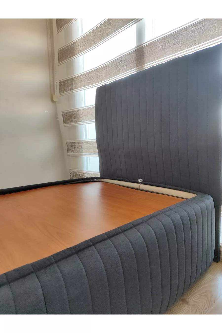 Ensemble Housse de côtés et tête de lit pour sommier double design Sonne
