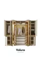 Ensemble de chambre à coucher Bern 6 portes (armoire 4 miroirs)