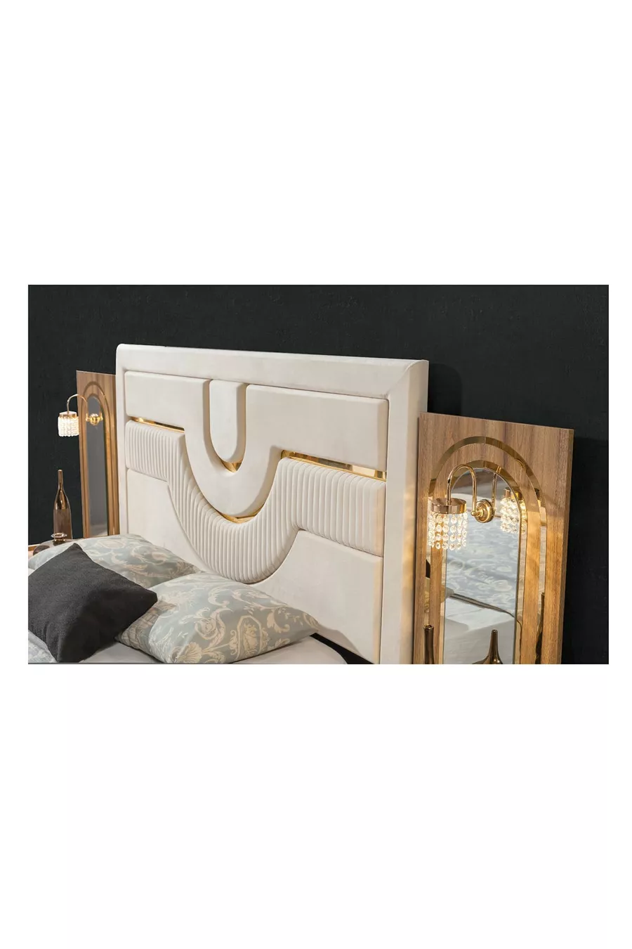 Saffier Walnoot Slaapkamer Set