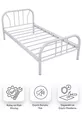 Royal Metal Einzelbett Weiß Schmiedeeisen Bett