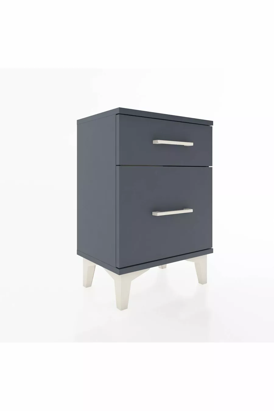 Arges Commode 2 Drawer Anthracite-Anthracite